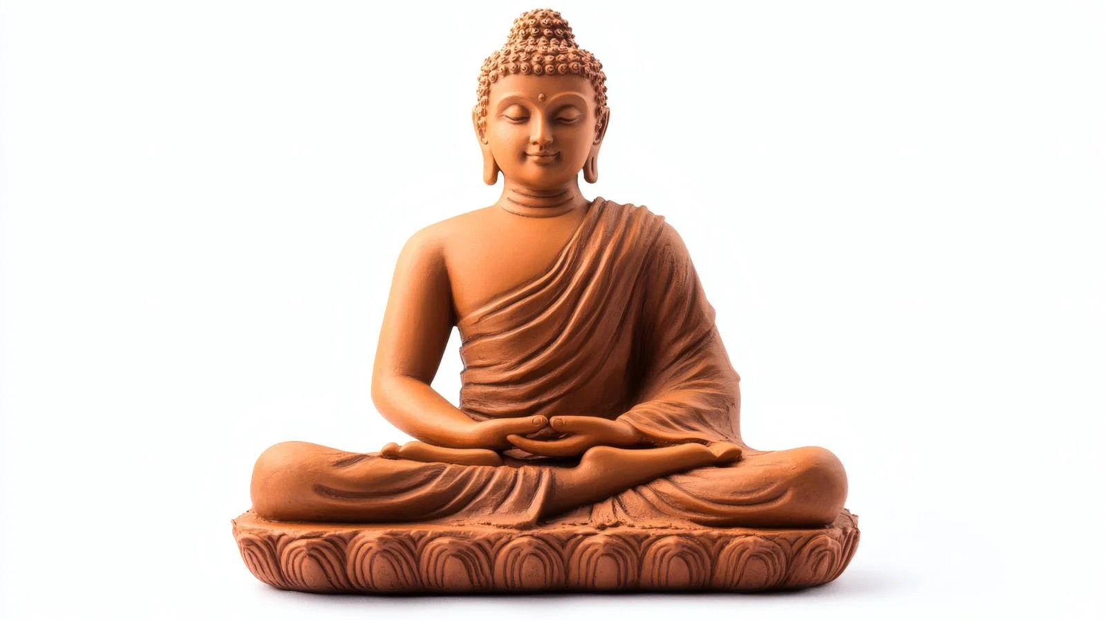 Serene Buddha Meditating Alone in Himalayas — free download from Dotvec