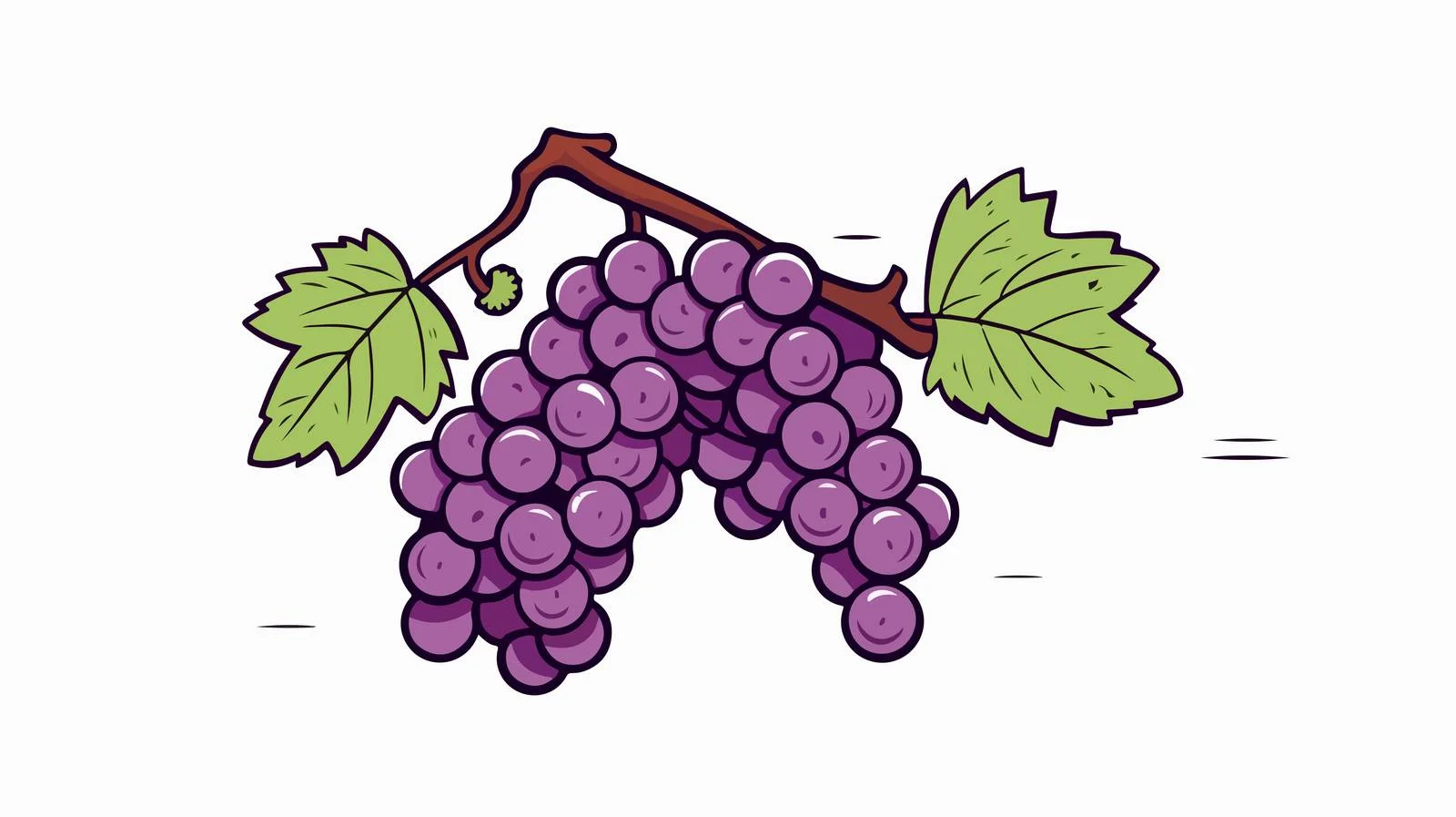 Vintage Grapes Sketch Illustration — free download from Dotvec
