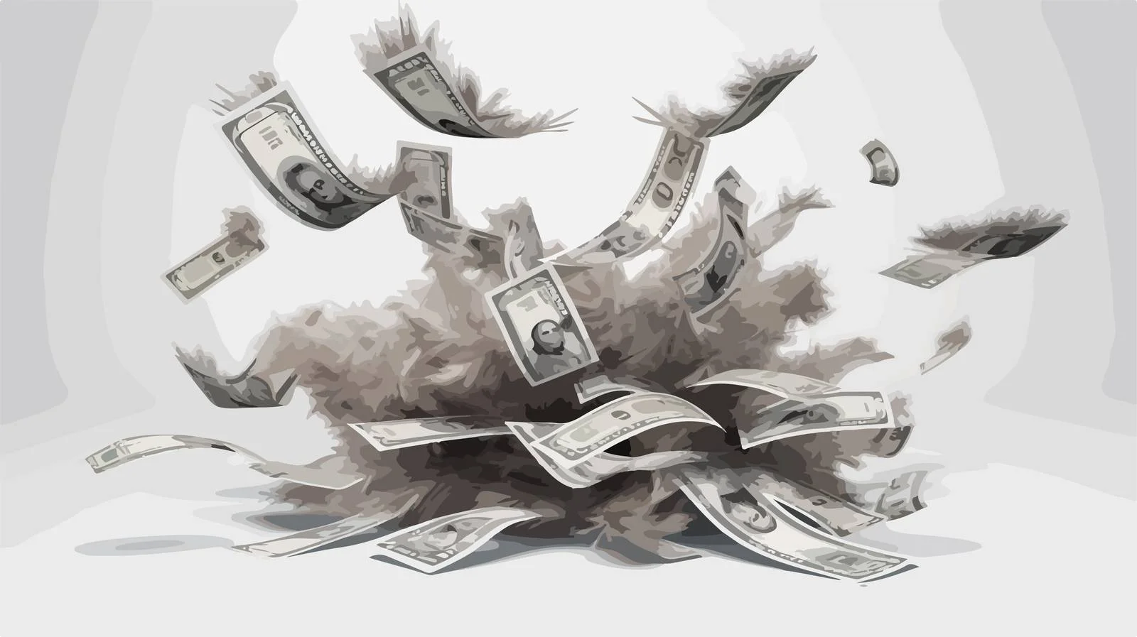 Financial Symbolism with Ethereal Elements — free download from Dotvec