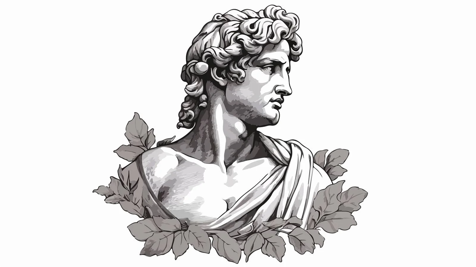 Bust of Apollo - Classical Art — free download from Dotvec