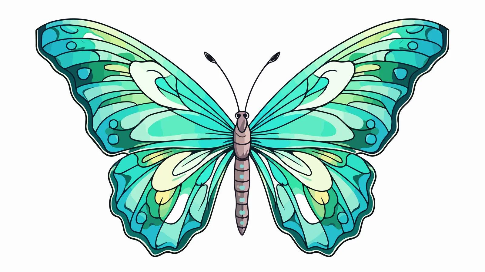 Butterfly Sketch Engraving — free download from Dotvec