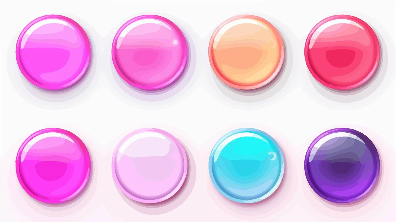 Gradient Button Set for Website Design — free download from Dotvec