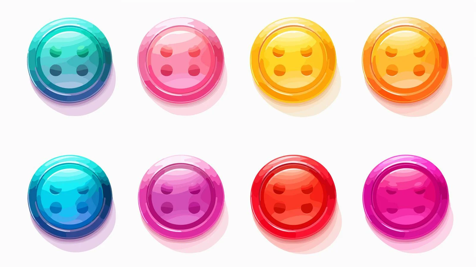 Gradient Button Set for Website Design — free download from Dotvec