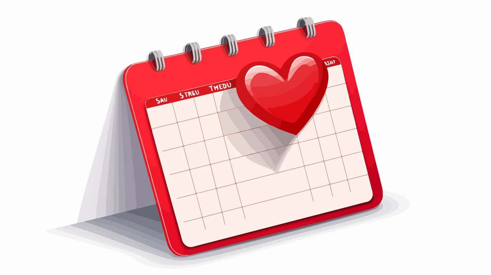 Red Calendar Reminder Icon — free download from Dotvec