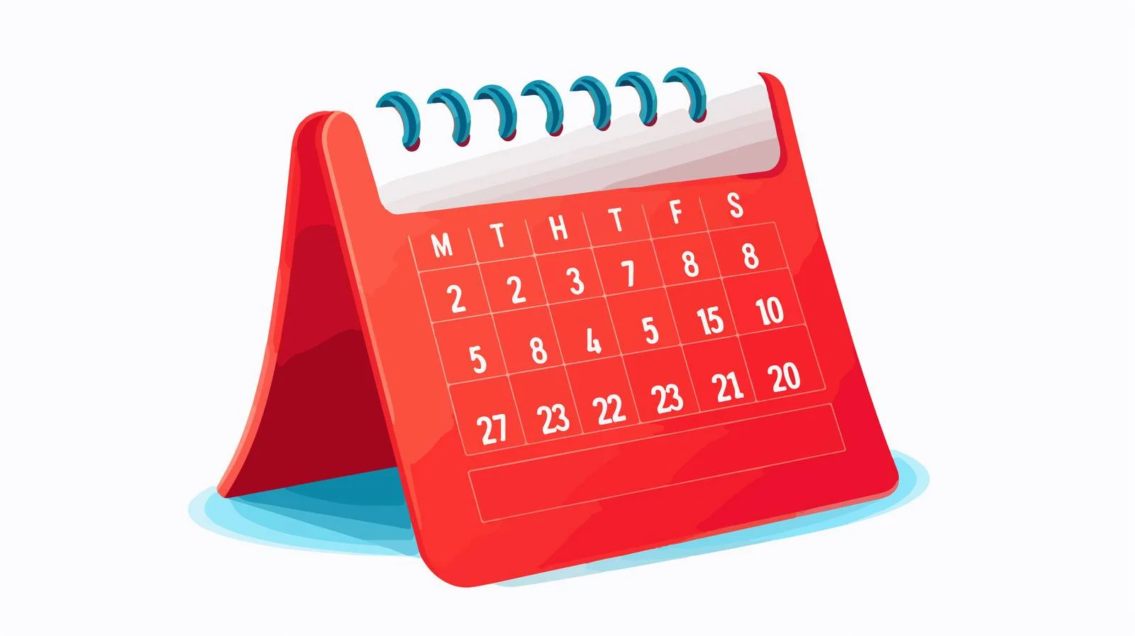 Red Calendar Reminder Icon — free download from Dotvec