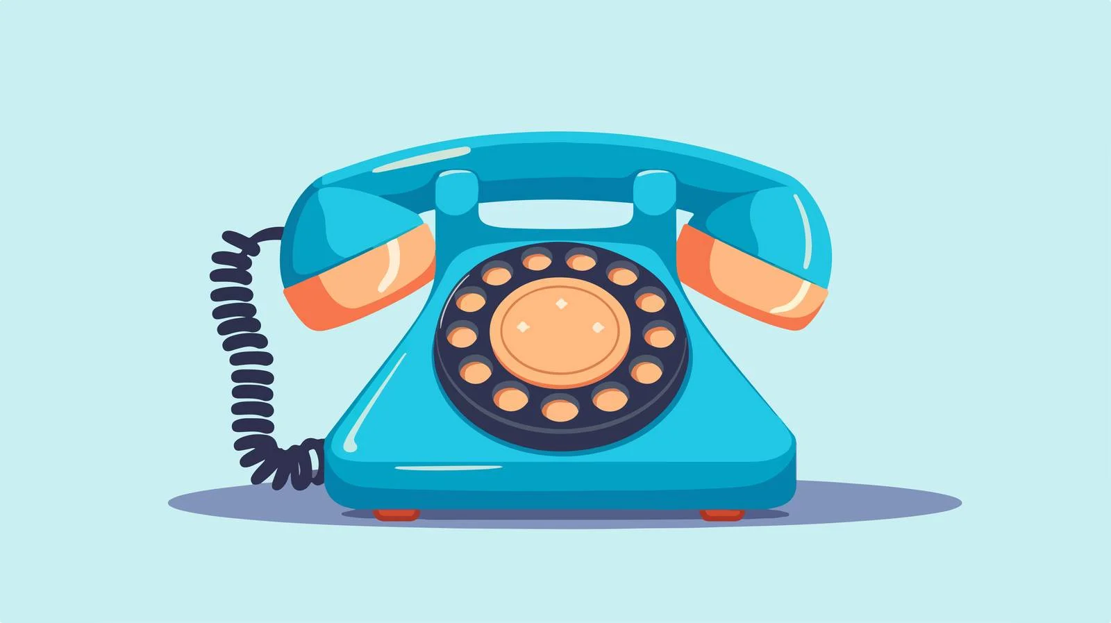 Flat Calling Symbol Vector Icon — free download from Dotvec