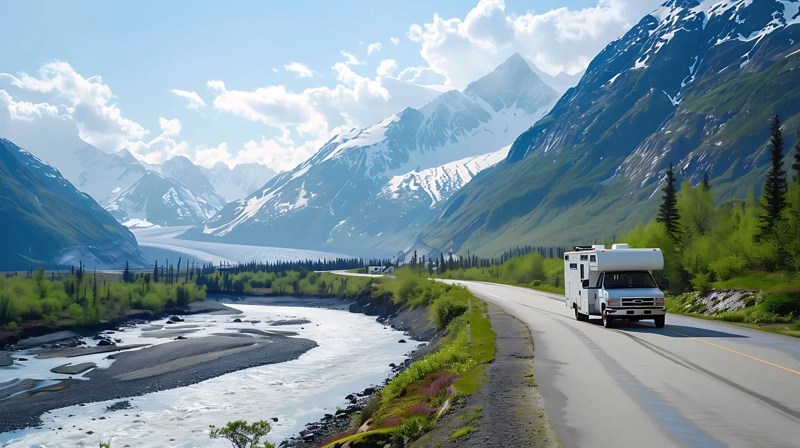 Exploring Alaska's Scenic Highway by Camper — free download from Dotvec