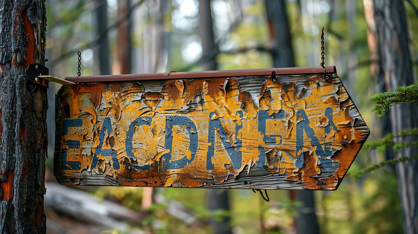 Northern Minnesota Campsite Sign on White — free download from Dotvec