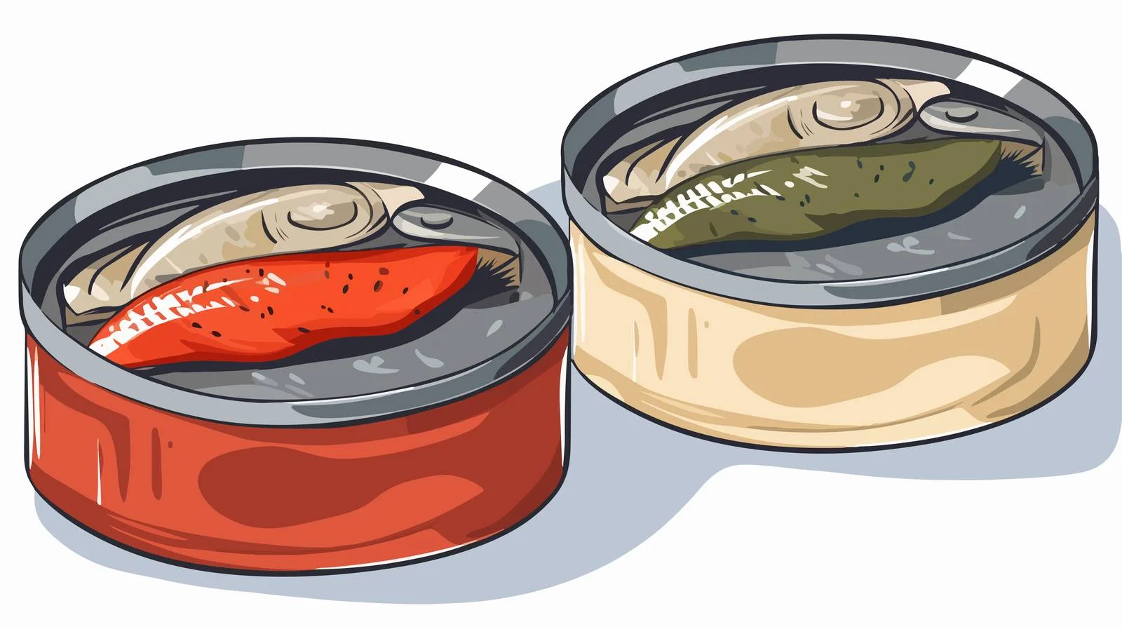 Delicious Canned Fish Item — free download from Dotvec