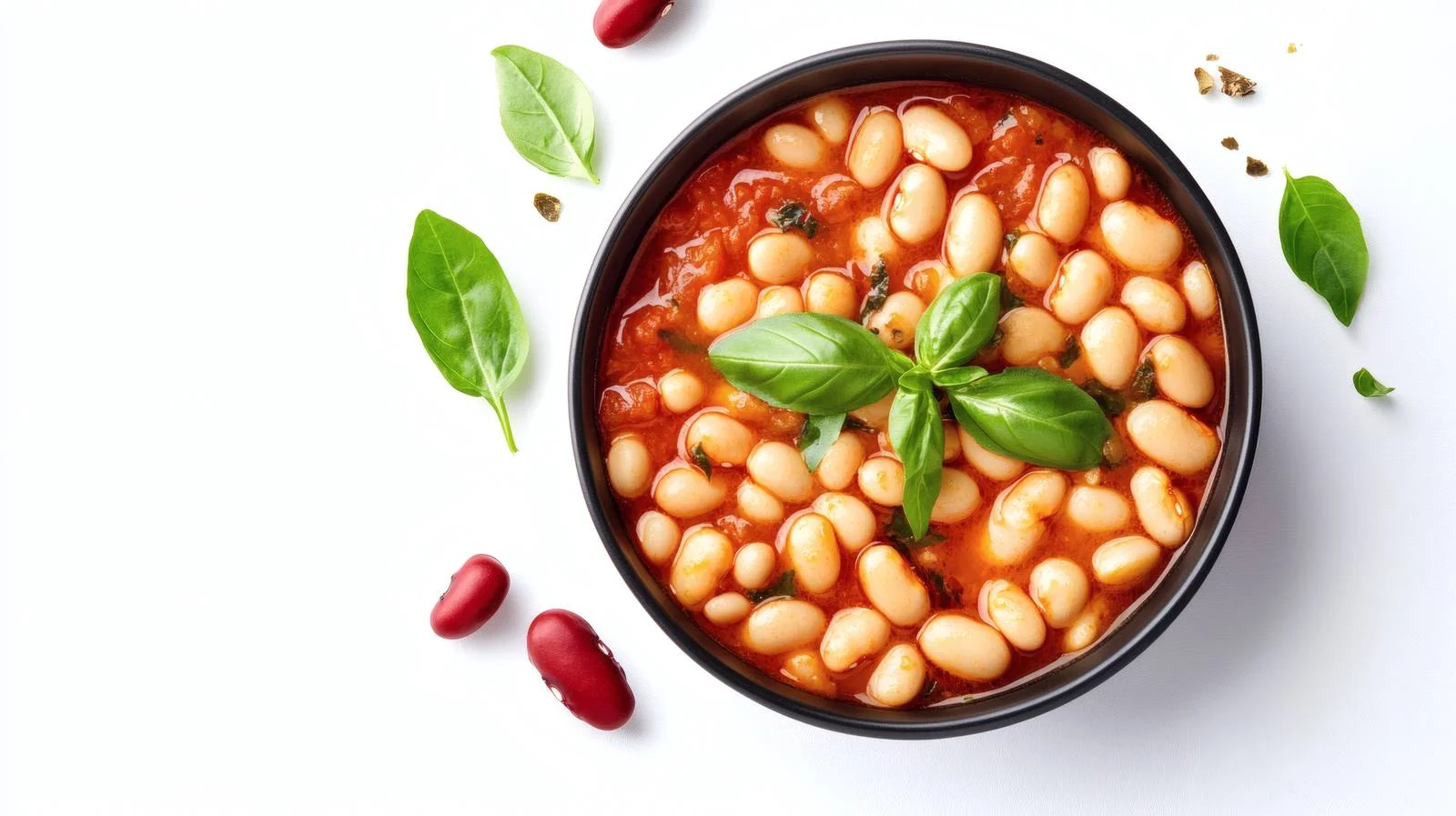 Isolated Cannellini Beans Ragout on White — free download from Dotvec