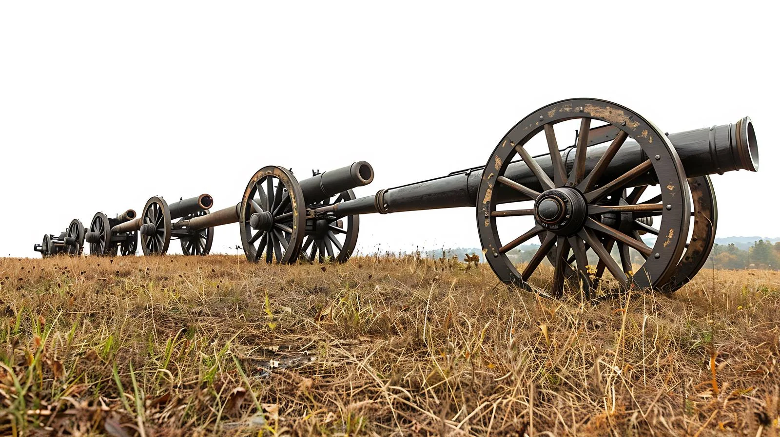 Historic Cannons at Antietam Sharpsburg Battlefield — free download from Dotvec