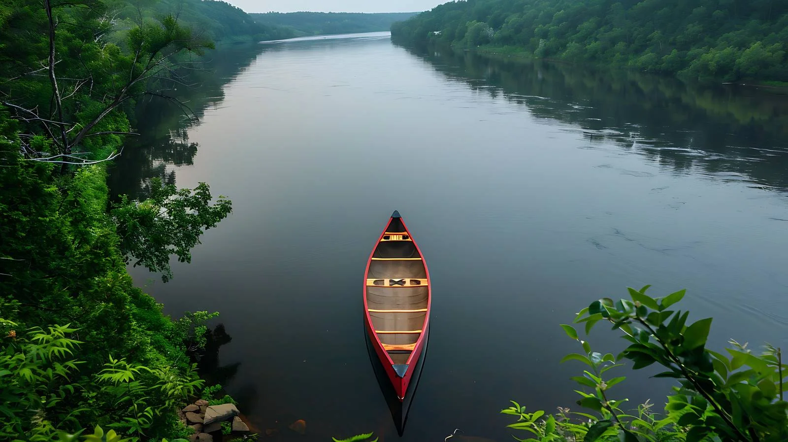 Scenic Canoeing on St Croix River Overlook — free download from Dotvec