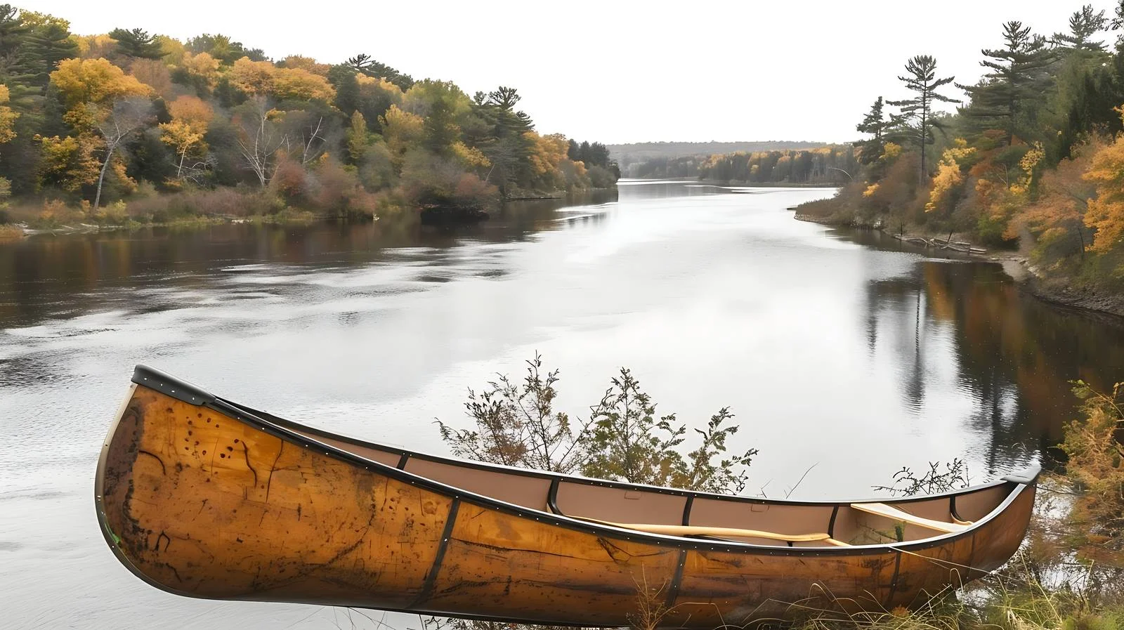 Serene Canoeing on St. Croix River Overlook — free download from Dotvec