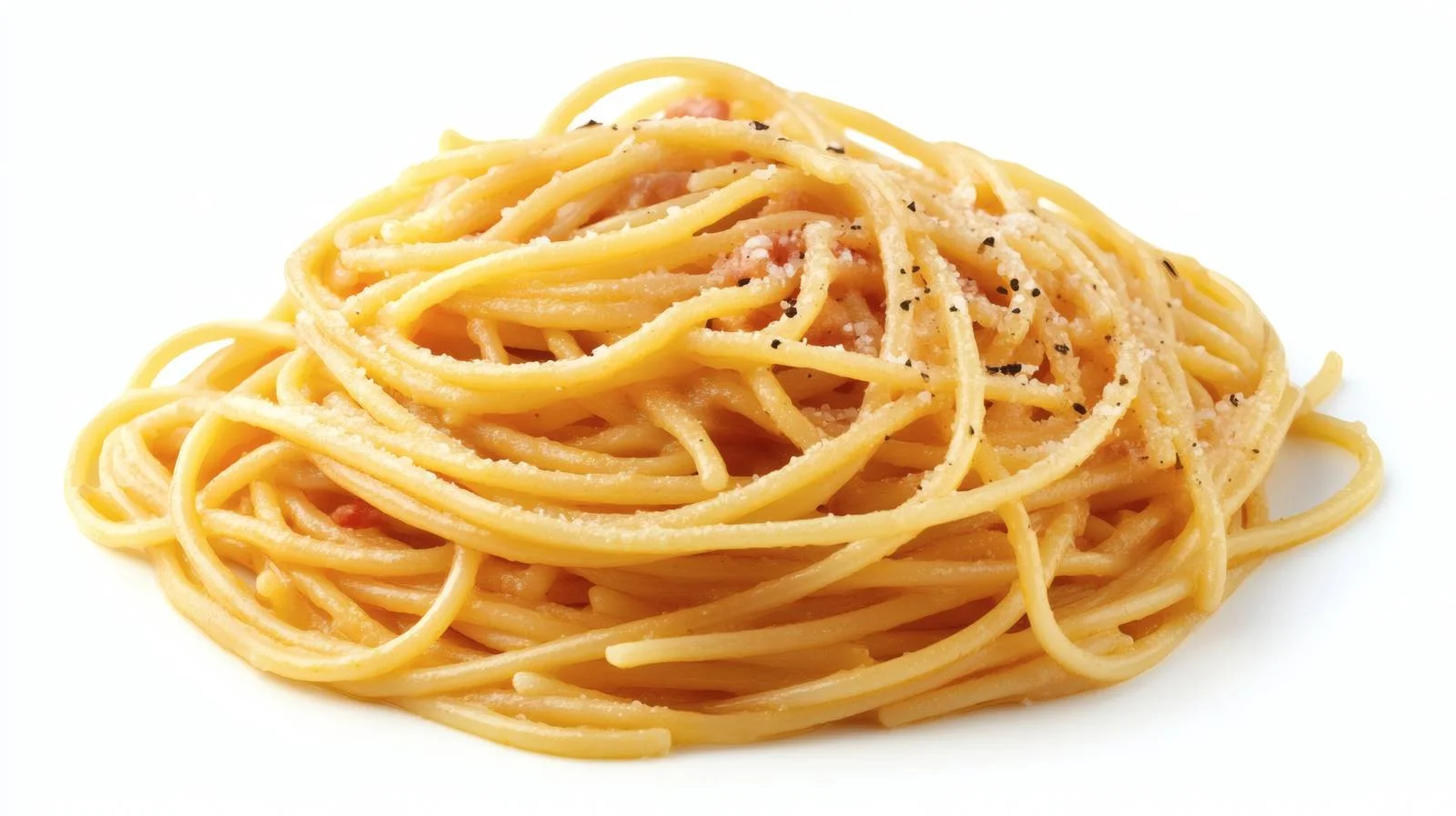 Creamy Carbonara Pasta on White Background — free download from Dotvec
