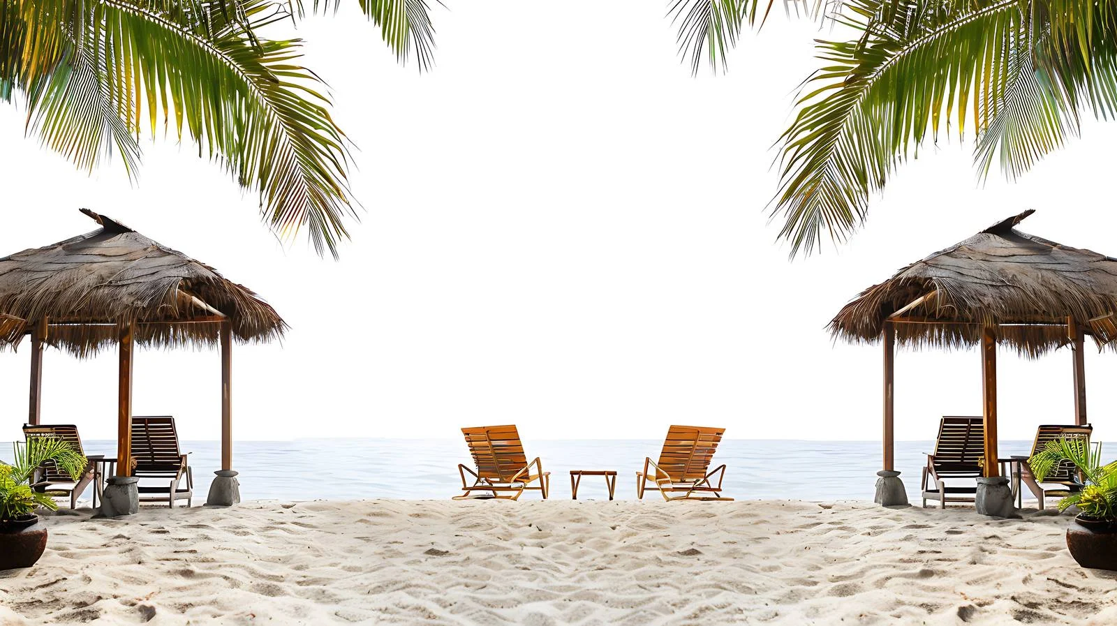 Serene Caribbean Beachscape in Morning Light — free download from Dotvec