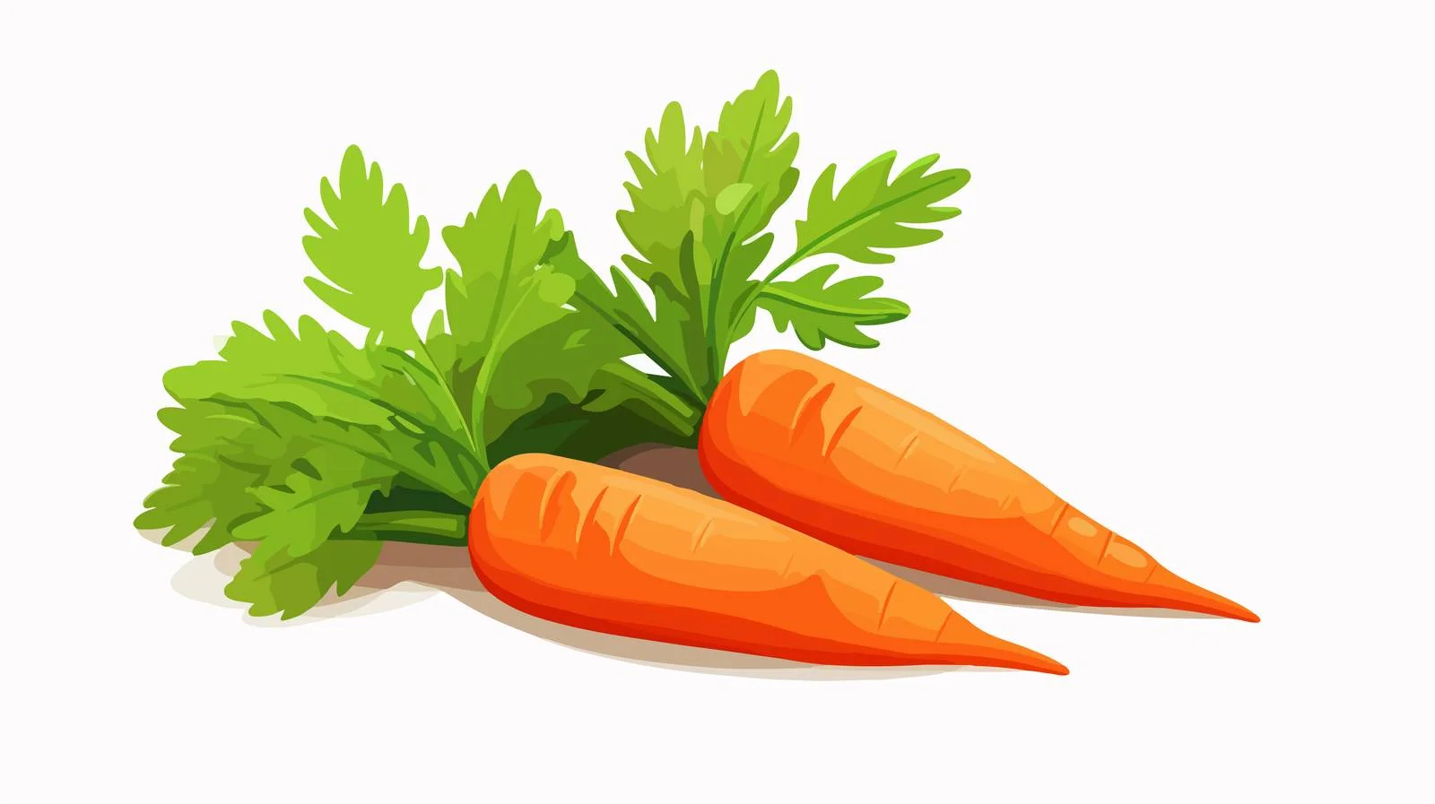 Bright Carrot Vector Illustration — free download from Dotvec