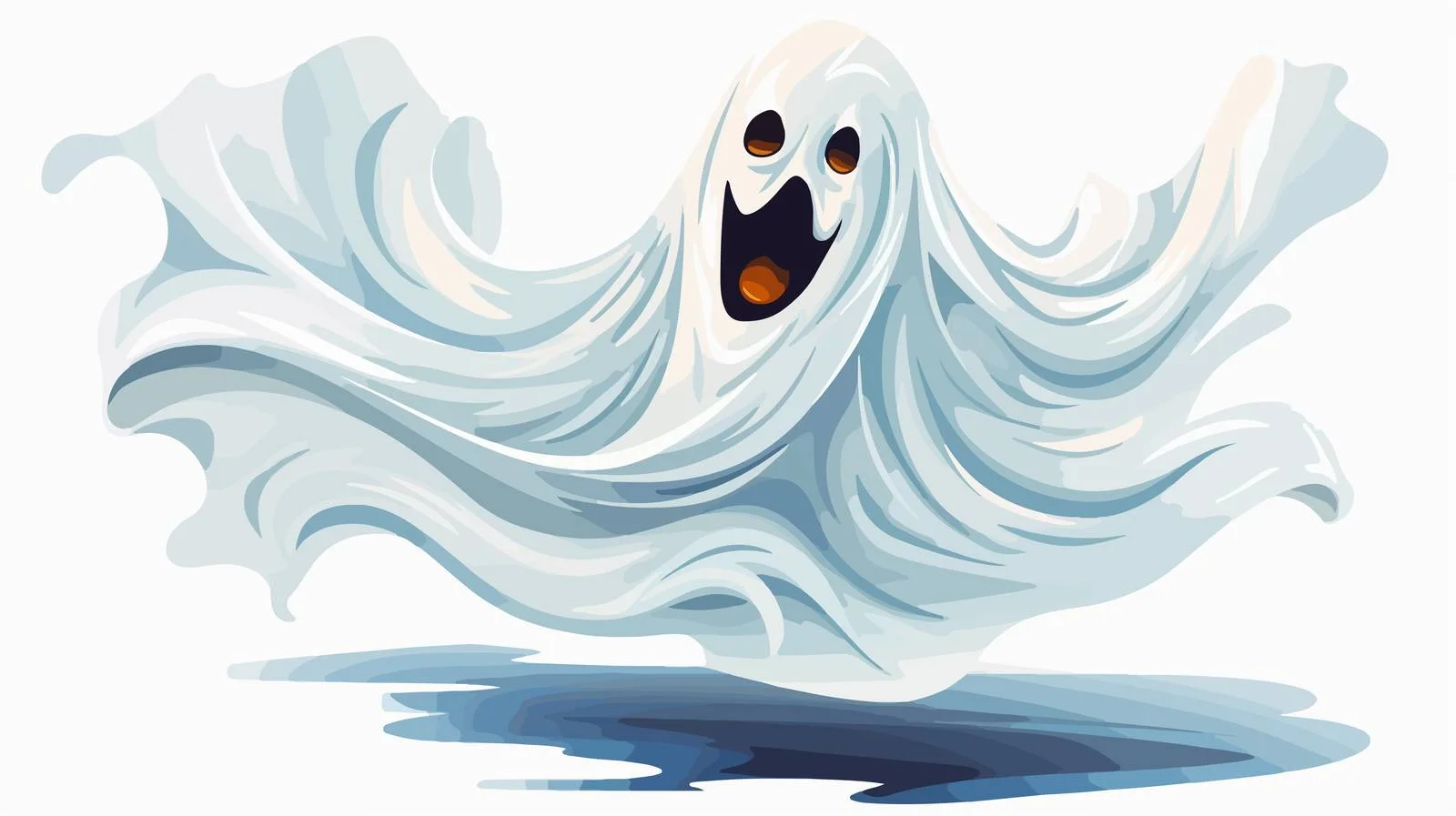 Ethereal Ghost Floating to Haunt — free download from Dotvec