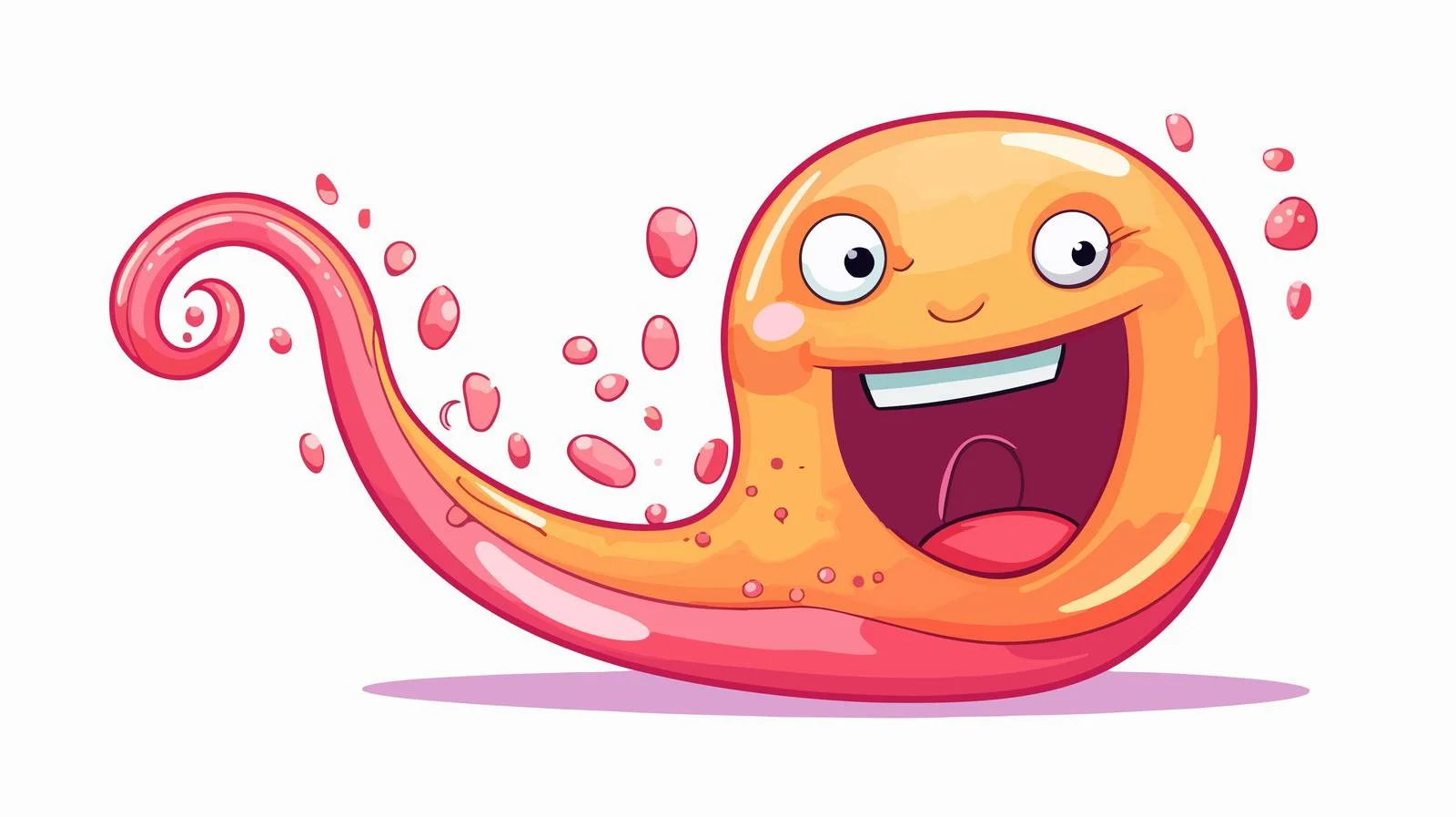 Illustration: Acid Reflux in Cartoon Stomach — free download from Dotvec