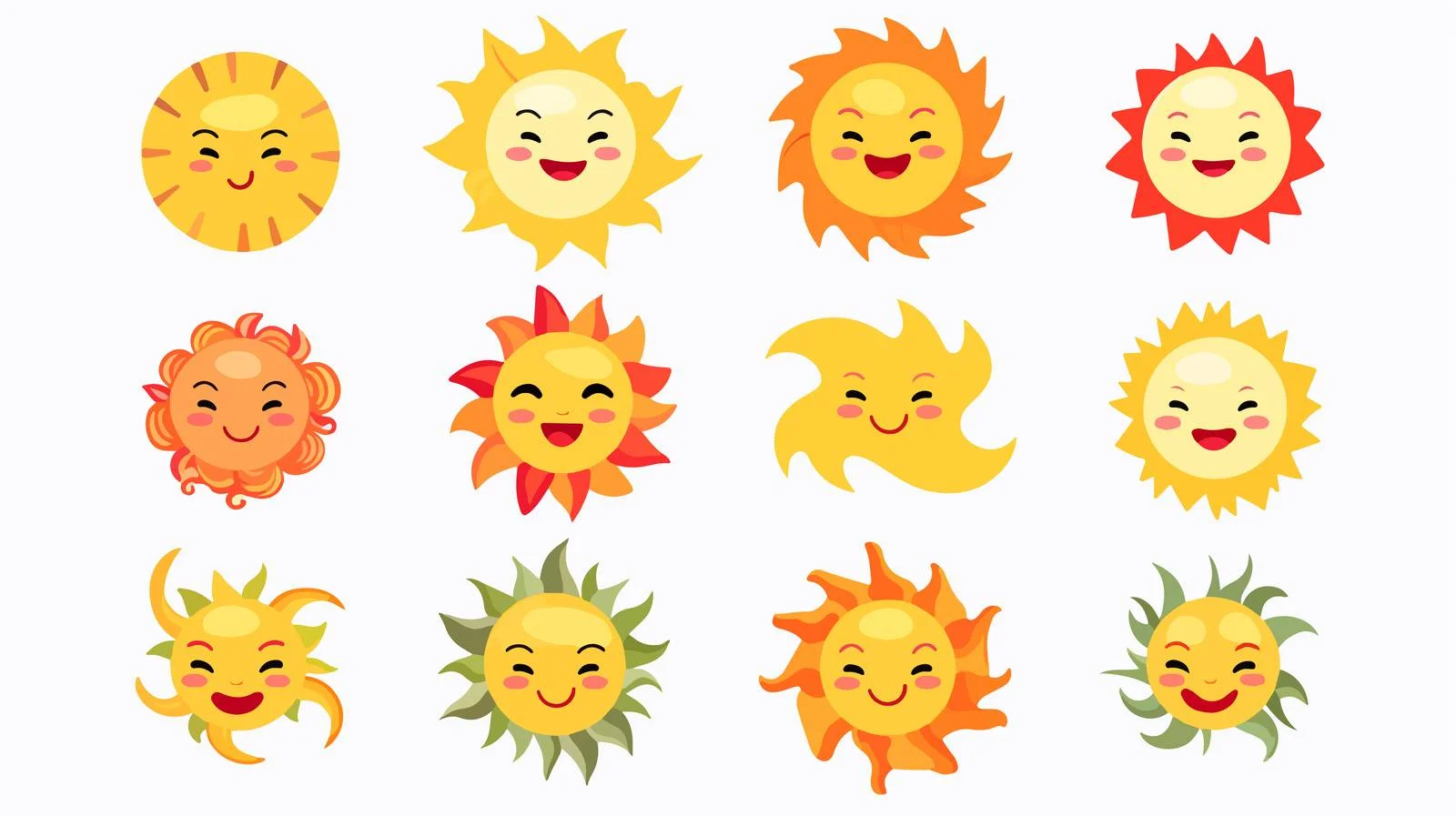 Cute Cartoon Sun for Children — free download from Dotvec