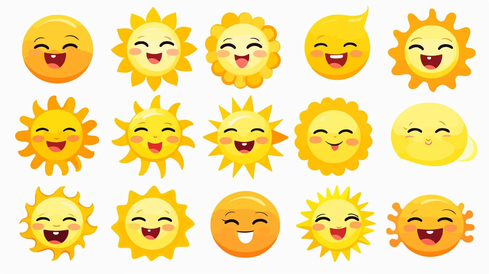 Cheerful Sun Illustration for Kids — free download from Dotvec