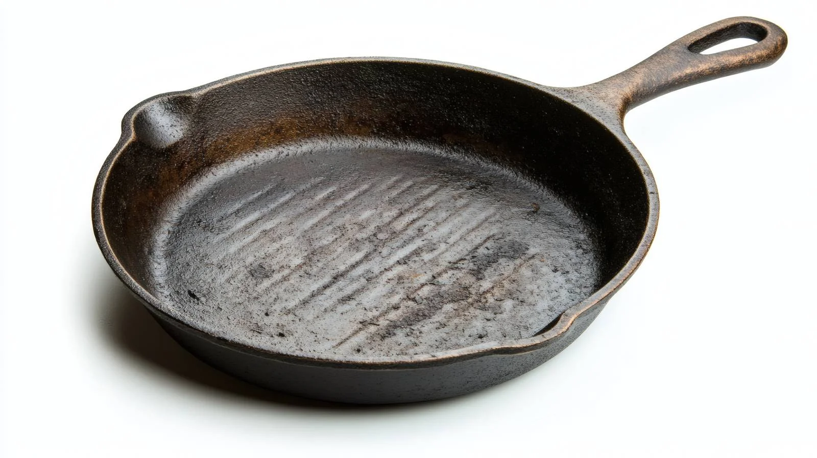 Premium Cast Iron Grill Pan on White — free download from Dotvec