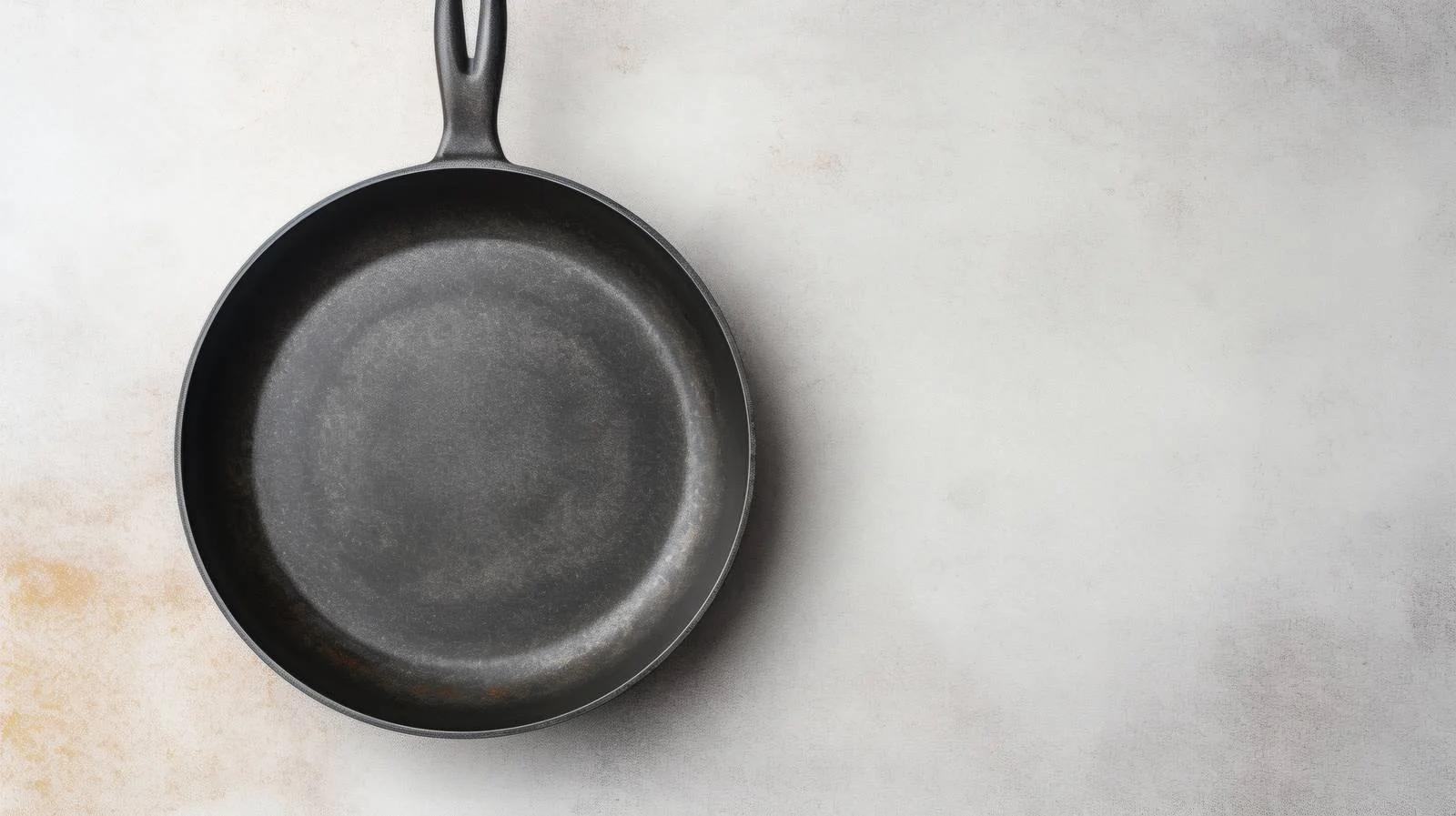 Rustic Cast Iron Pan on Concrete — free download from Dotvec