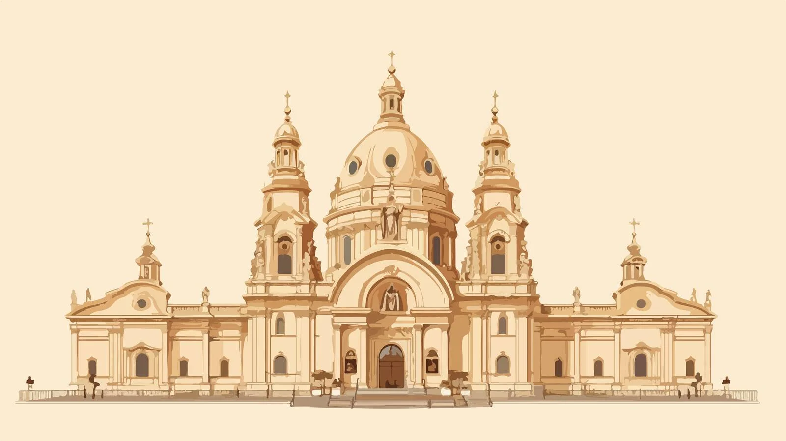Classical Cathedral Architecture — free download from Dotvec