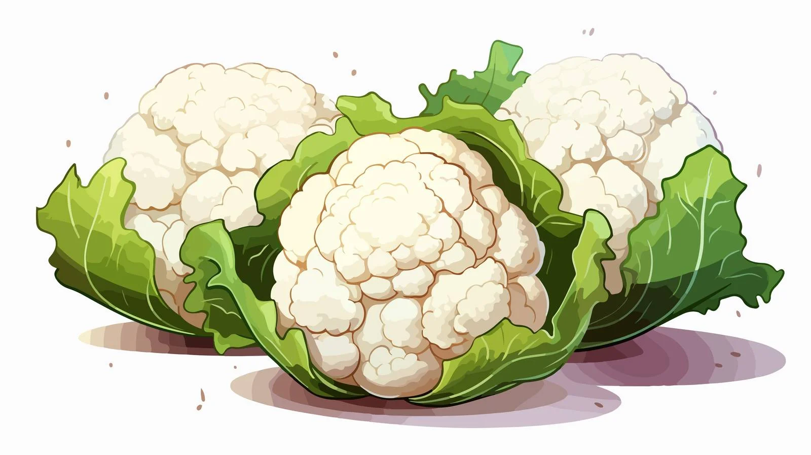 Cauliflower Cooking Vector Illustration — free download from Dotvec