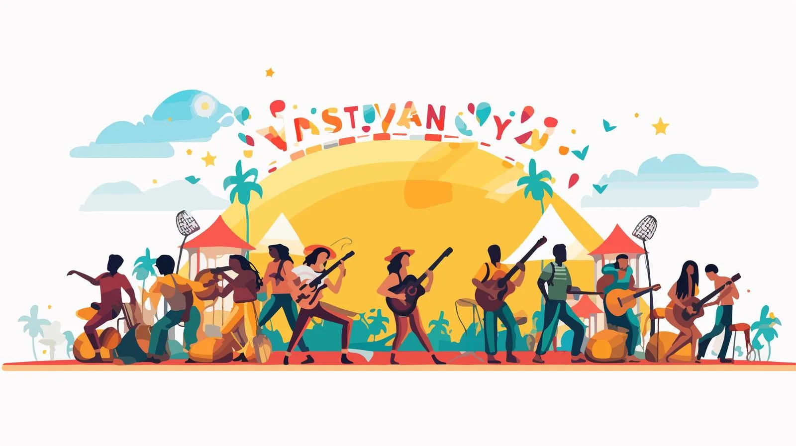 Global Music Day Festive Background — free download from Dotvec