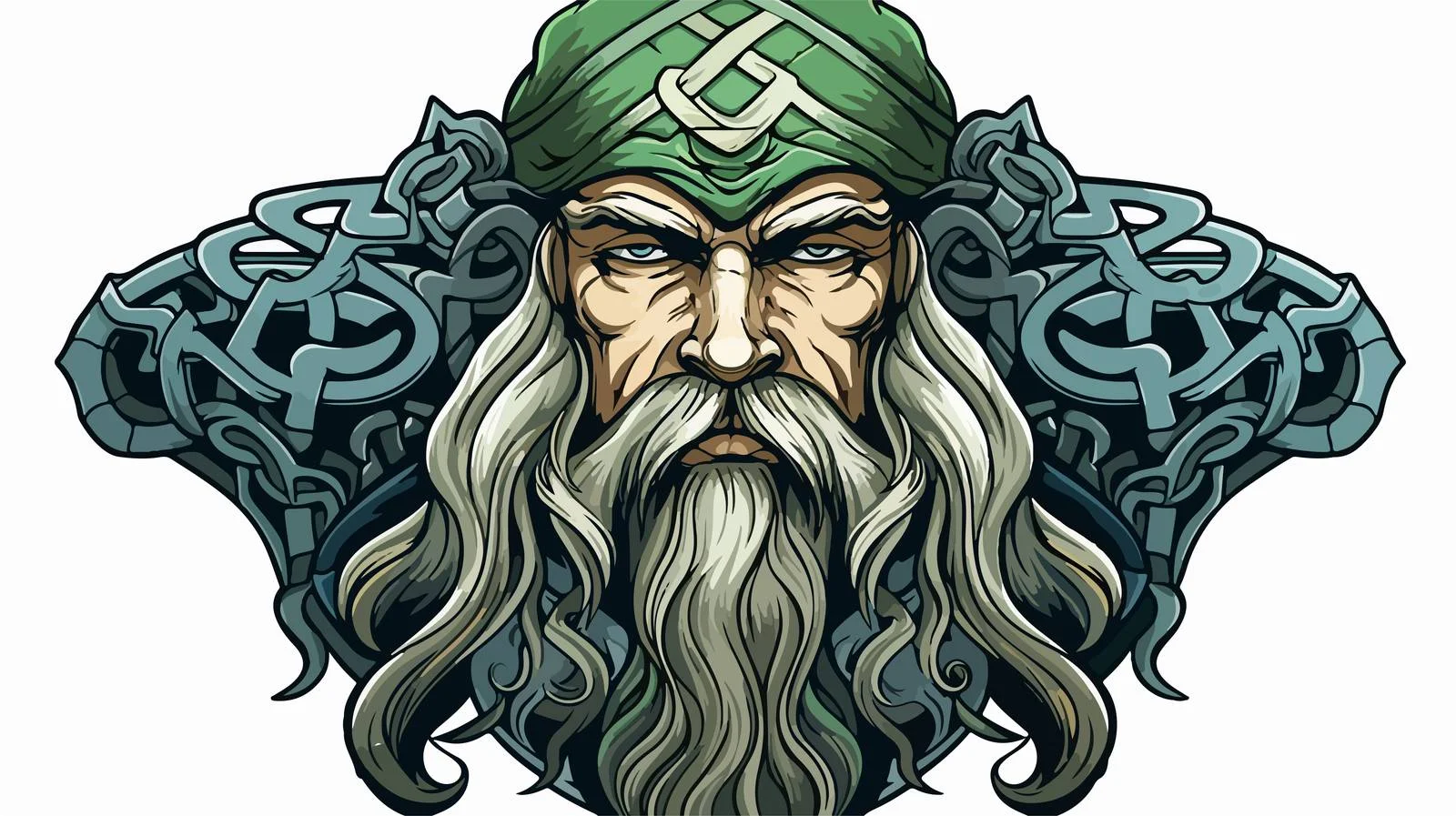 Celtic National Cartoon Vector Illustration — free download from Dotvec