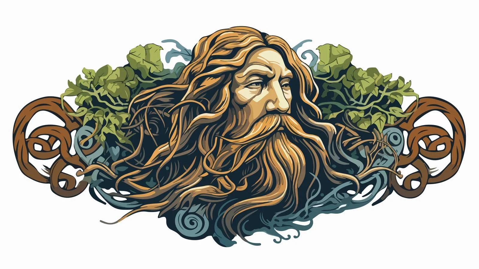 Celtic Cartoon Vector Illustration — free download from Dotvec