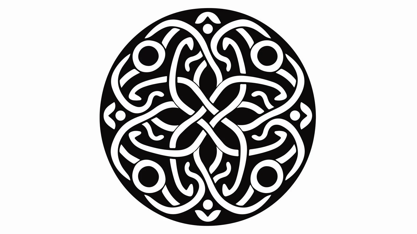 Celtic Circle Ornament — free download from Dotvec
