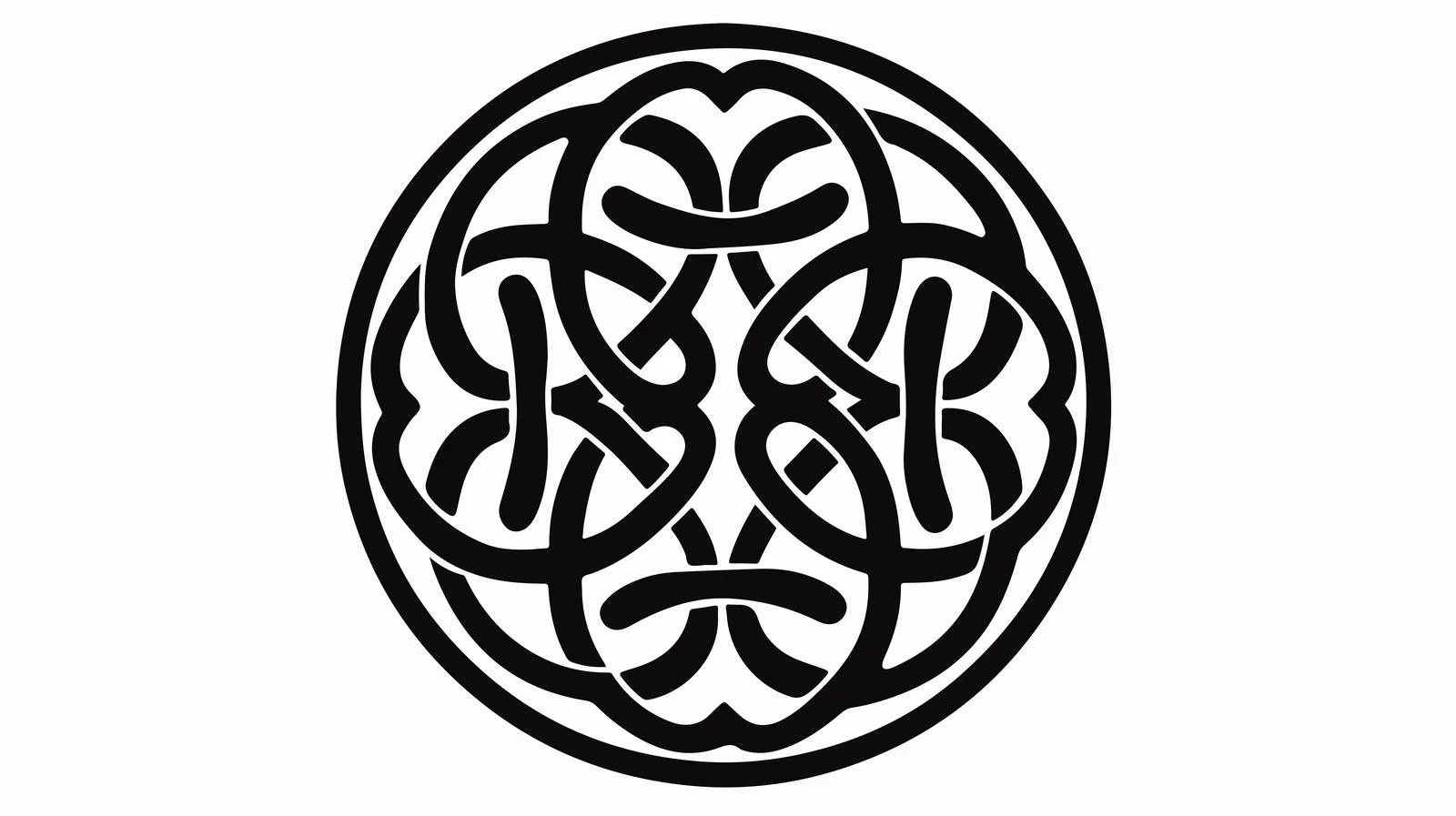 Celtic National Circle Ornament — free download from Dotvec