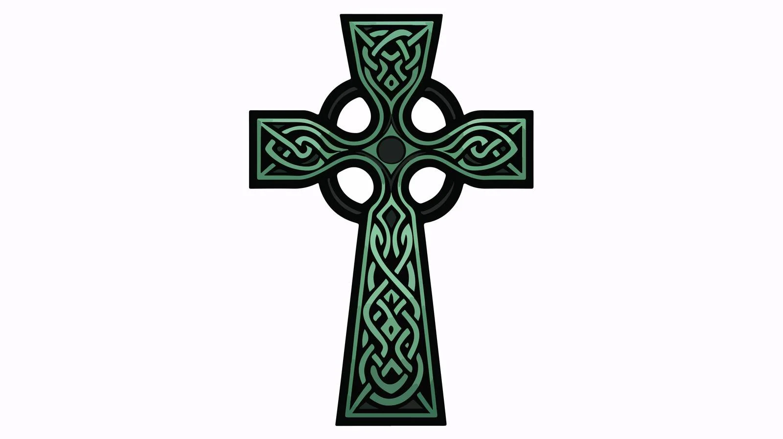 Celtic Cross Ornament — free download from Dotvec