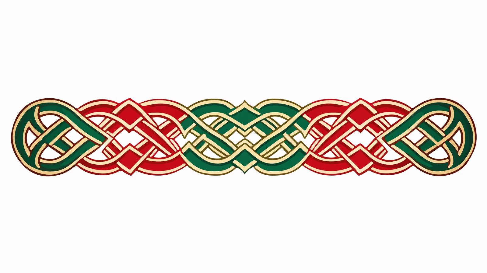 Celtic Ornament Ribbon Isolated Design — free download from Dotvec