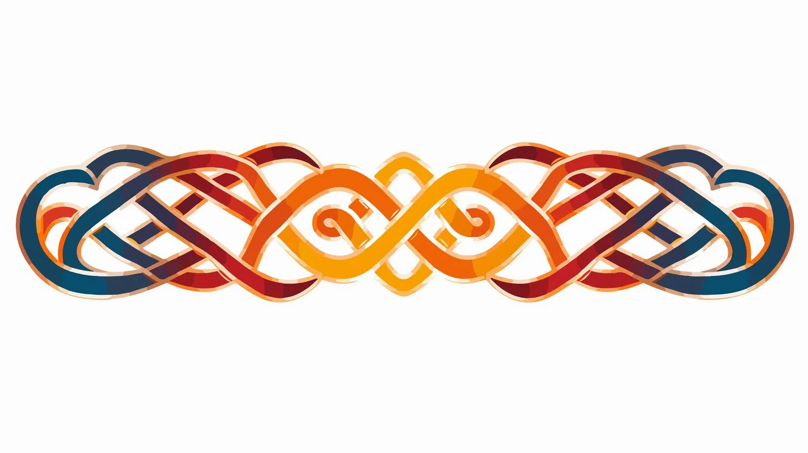 Celtic Ribbon Ornament Isolated Design — free download from Dotvec