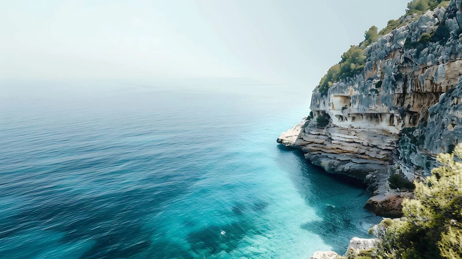 Cephalonia Island White Background Reflection Scene — free download from Dotvec