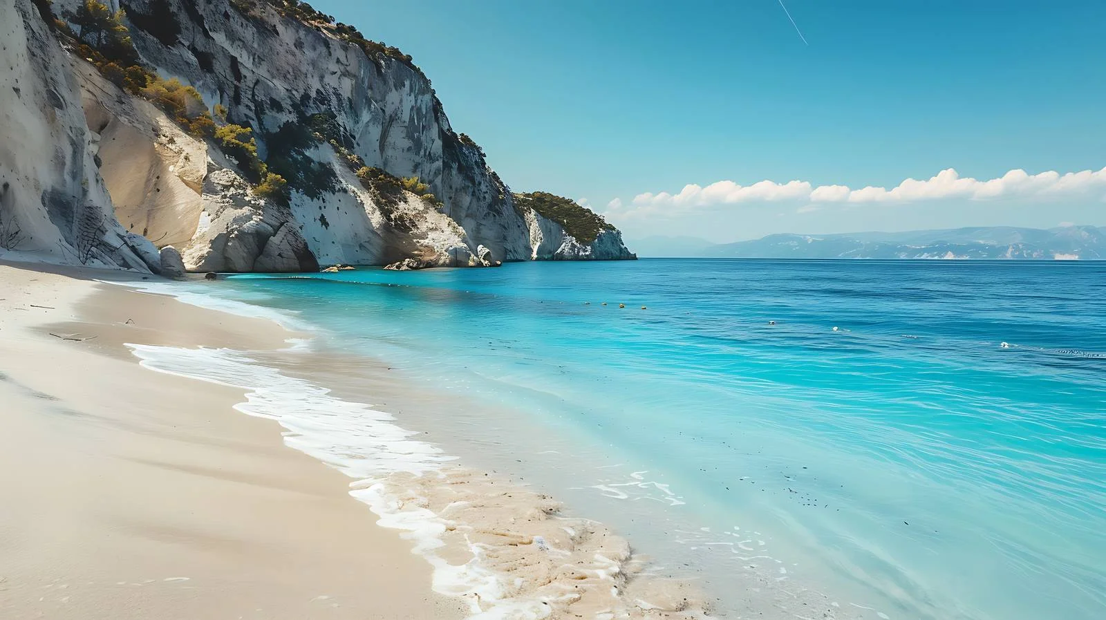 Cephalonia Island White Background Skyline Silhouette — free download from Dotvec