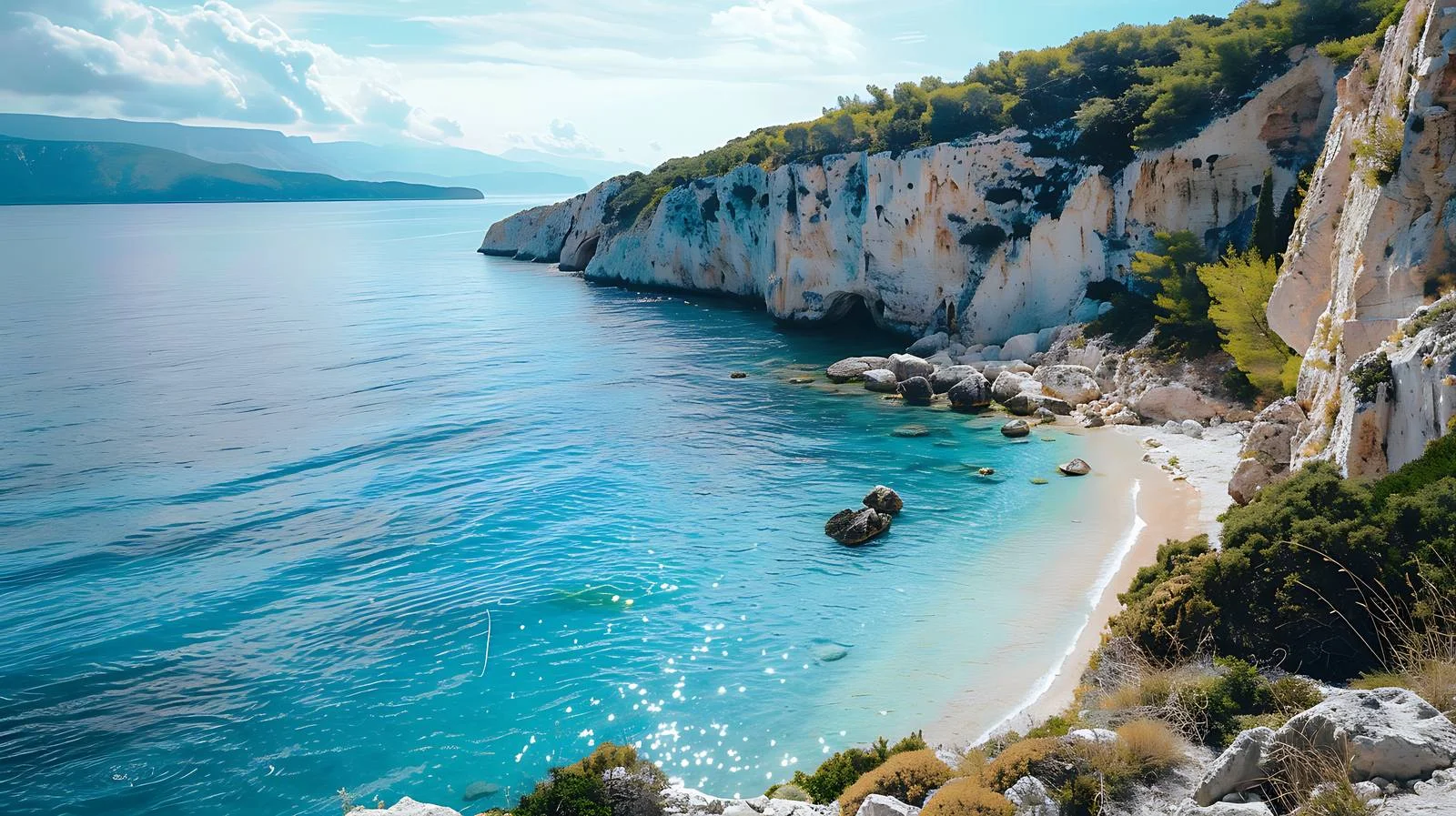 Elegant Cephalonia on White Background — free download from Dotvec