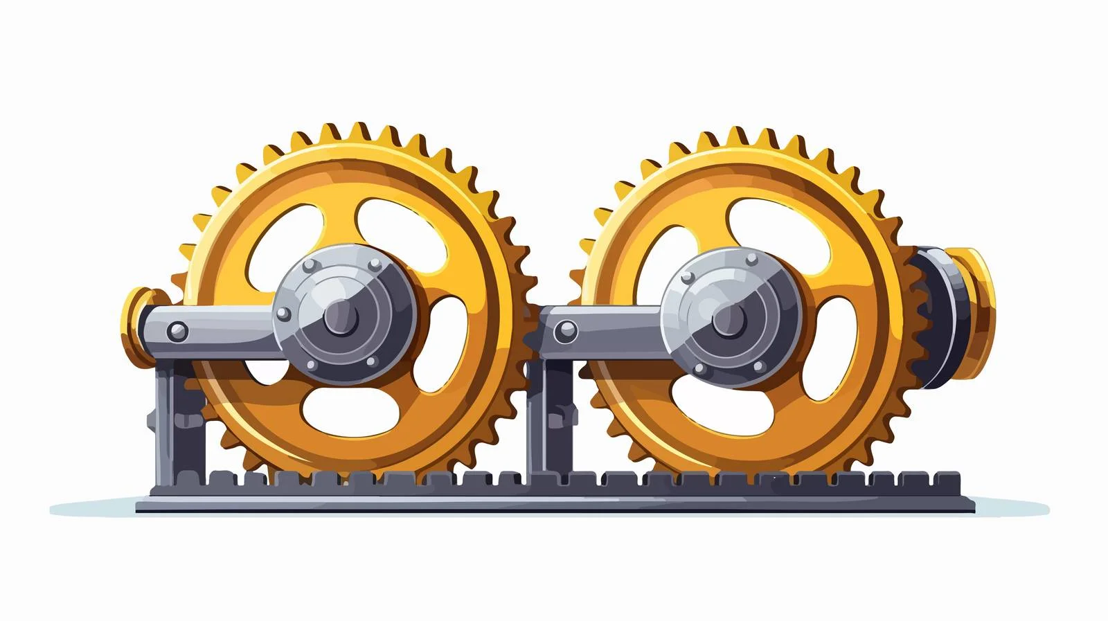 Industrial Gear Chain Transmission Machine — free download from Dotvec
