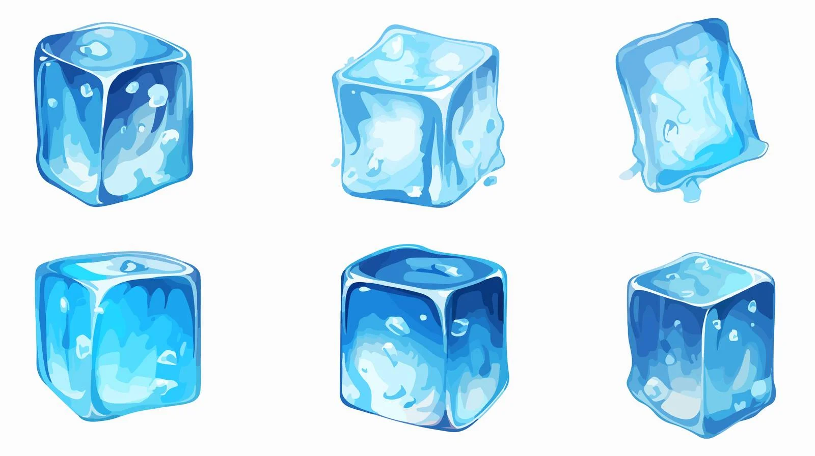 Ice Cubes Changing State of Matter — free download from Dotvec