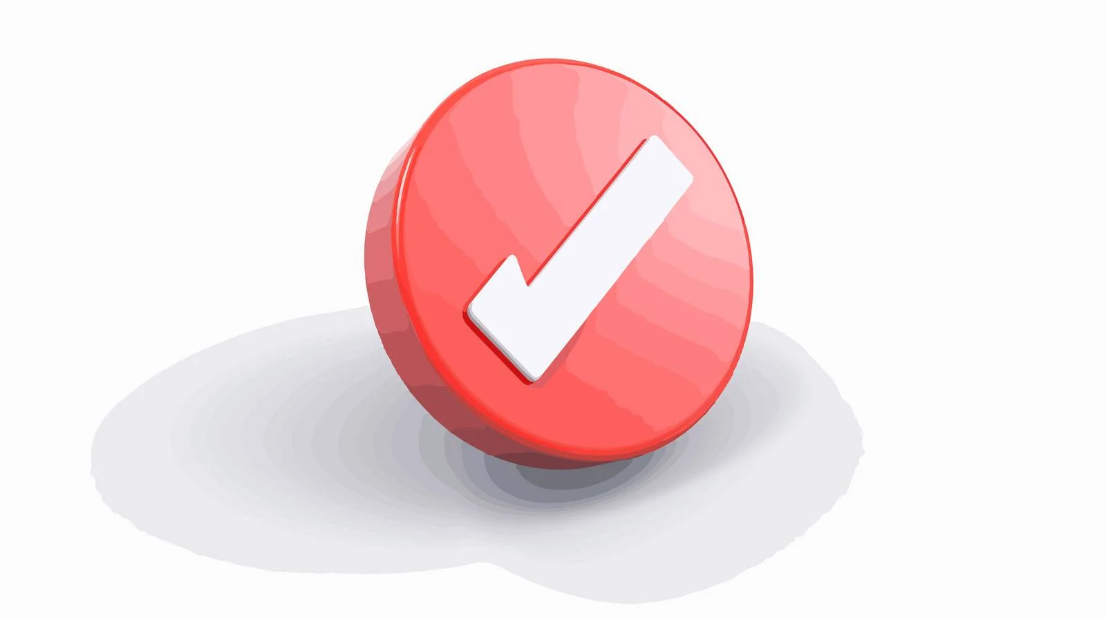 Rights Authentication Checkmark Button — free download from Dotvec