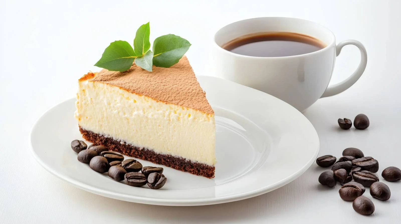 Delicious Cheese Cake and Coffee Duo — free download from Dotvec