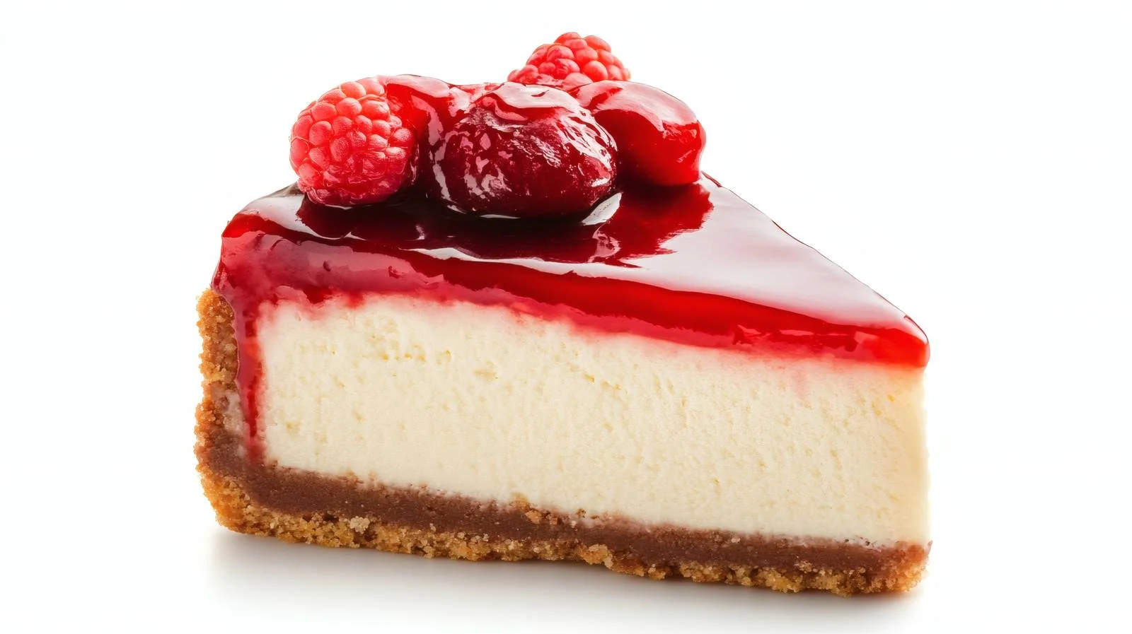 Classic New York Cheesecake on White Background — free download from Dotvec