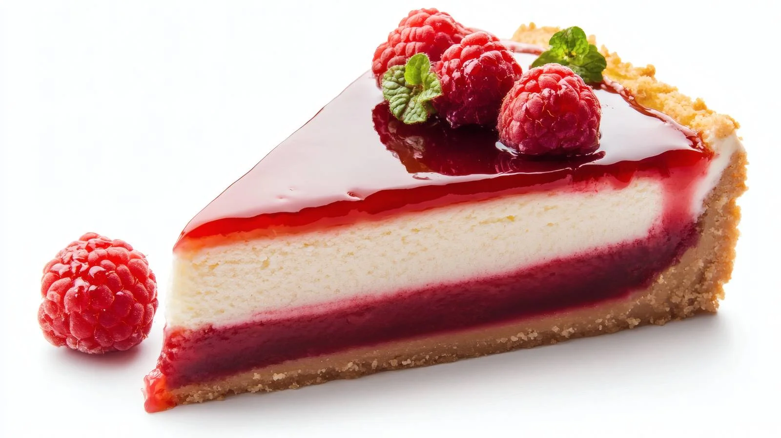 Delicious New York Cheesecake on White Background — free download from Dotvec