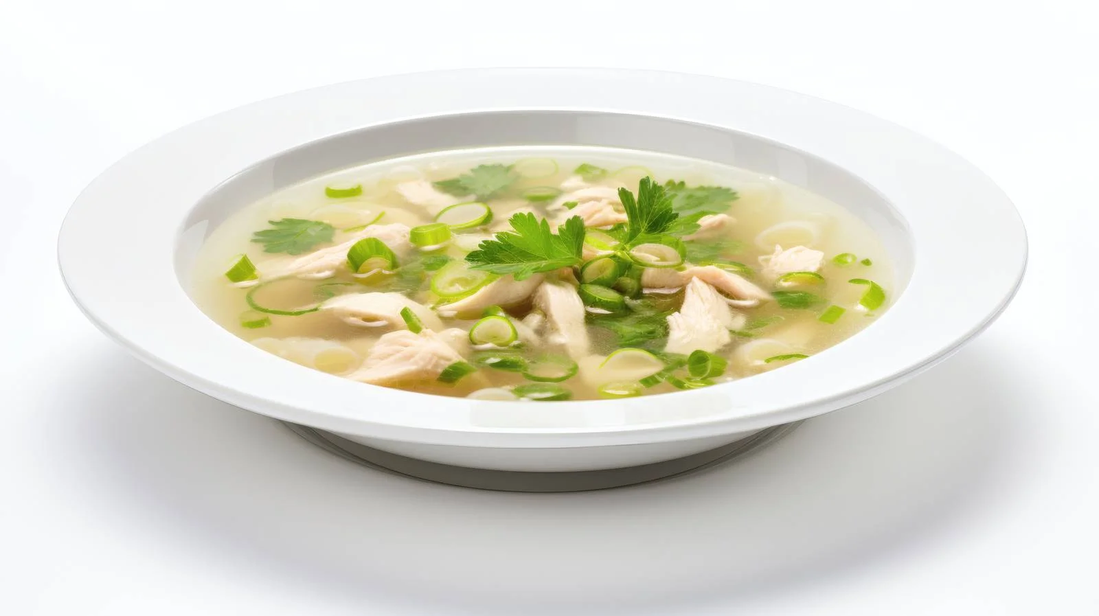 Soothing Chicken Soup on White Background — free download from Dotvec