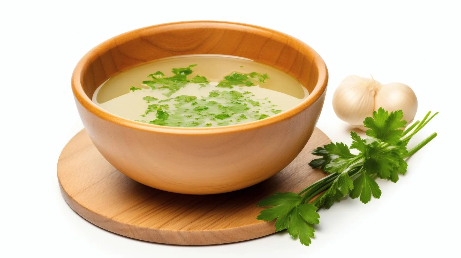 Homemade Chicken Broth with Fresh Parsley — free download from Dotvec