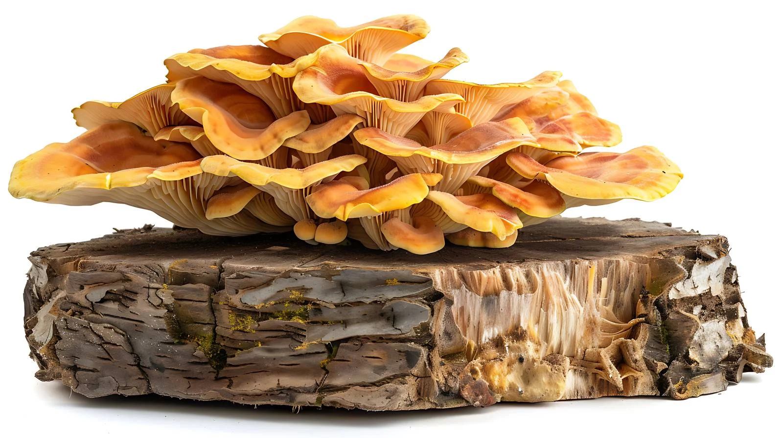 Vibrant Chicken of the Woods Fungi Growing — free download from Dotvec