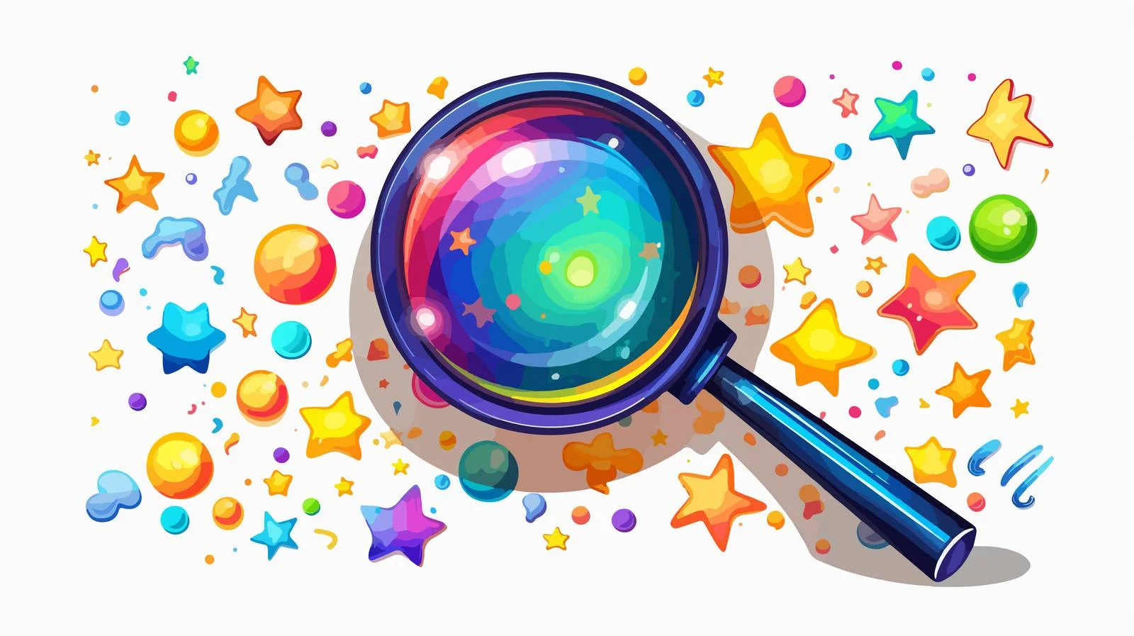 Happy Child with Drawing — free download from Dotvec