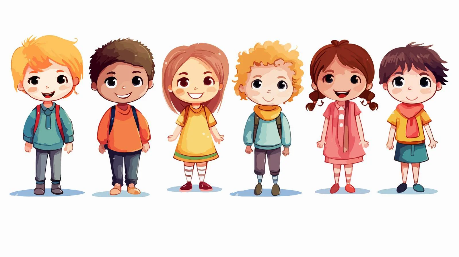 Children's Cartoon Vector Illustration — free download from Dotvec